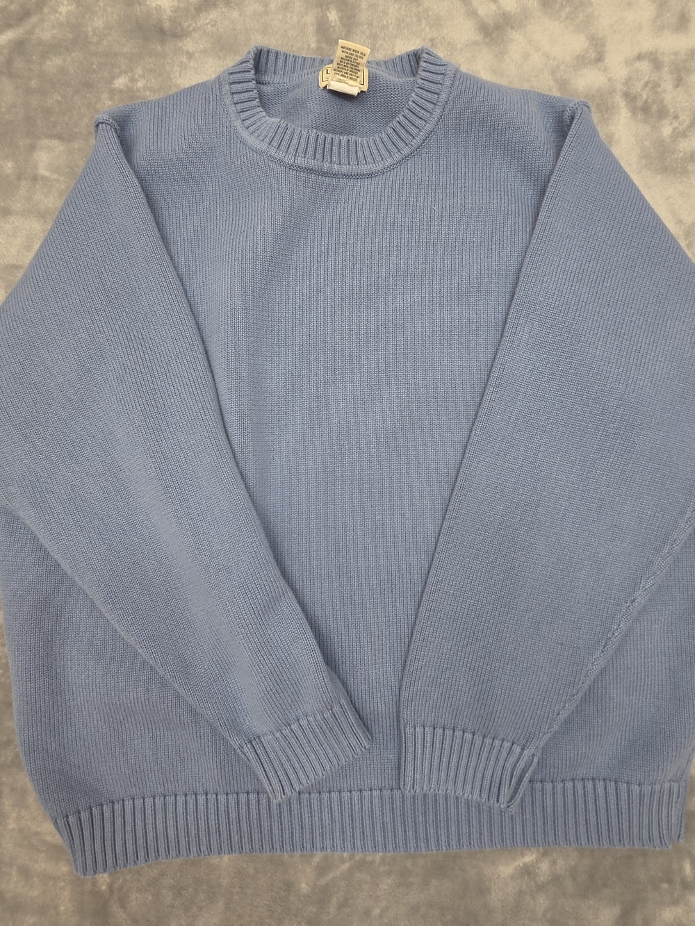 L.L. Bean Men's Crewneck Sweater - Light Blue